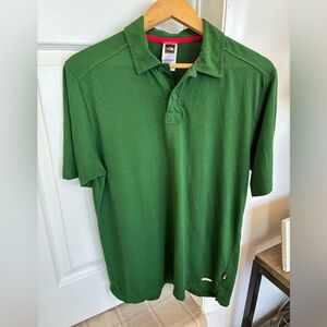 The North Face men’s medium green short sleeve Polo shirt